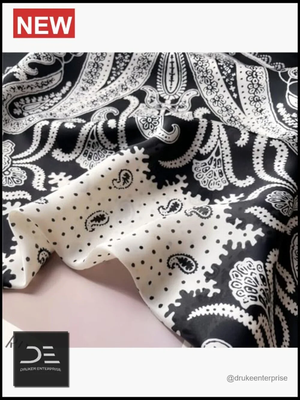 Satin Square Scarf - 27.5 inch Polyester Voile Head Wrap